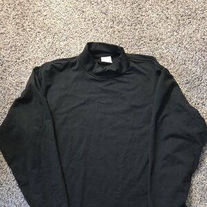 Men's Black Turtleneck Sweater